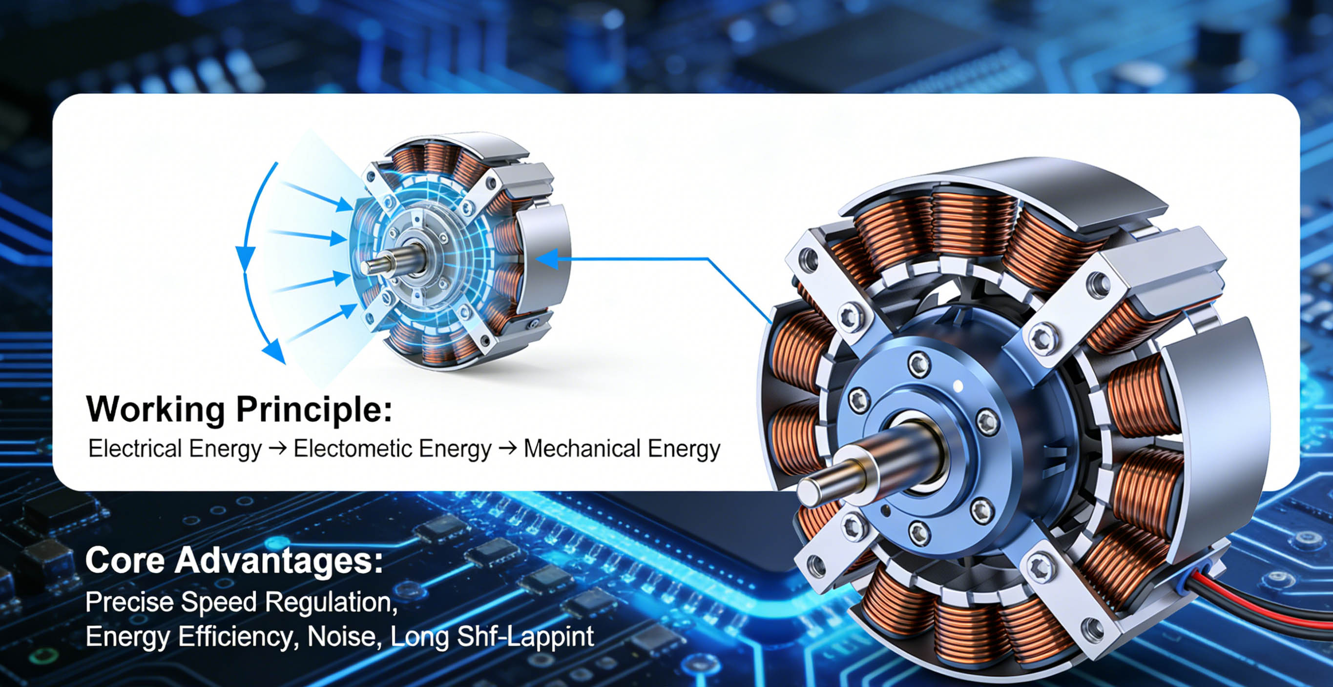 Working Principle and Core Advantages of DC Fan Motor